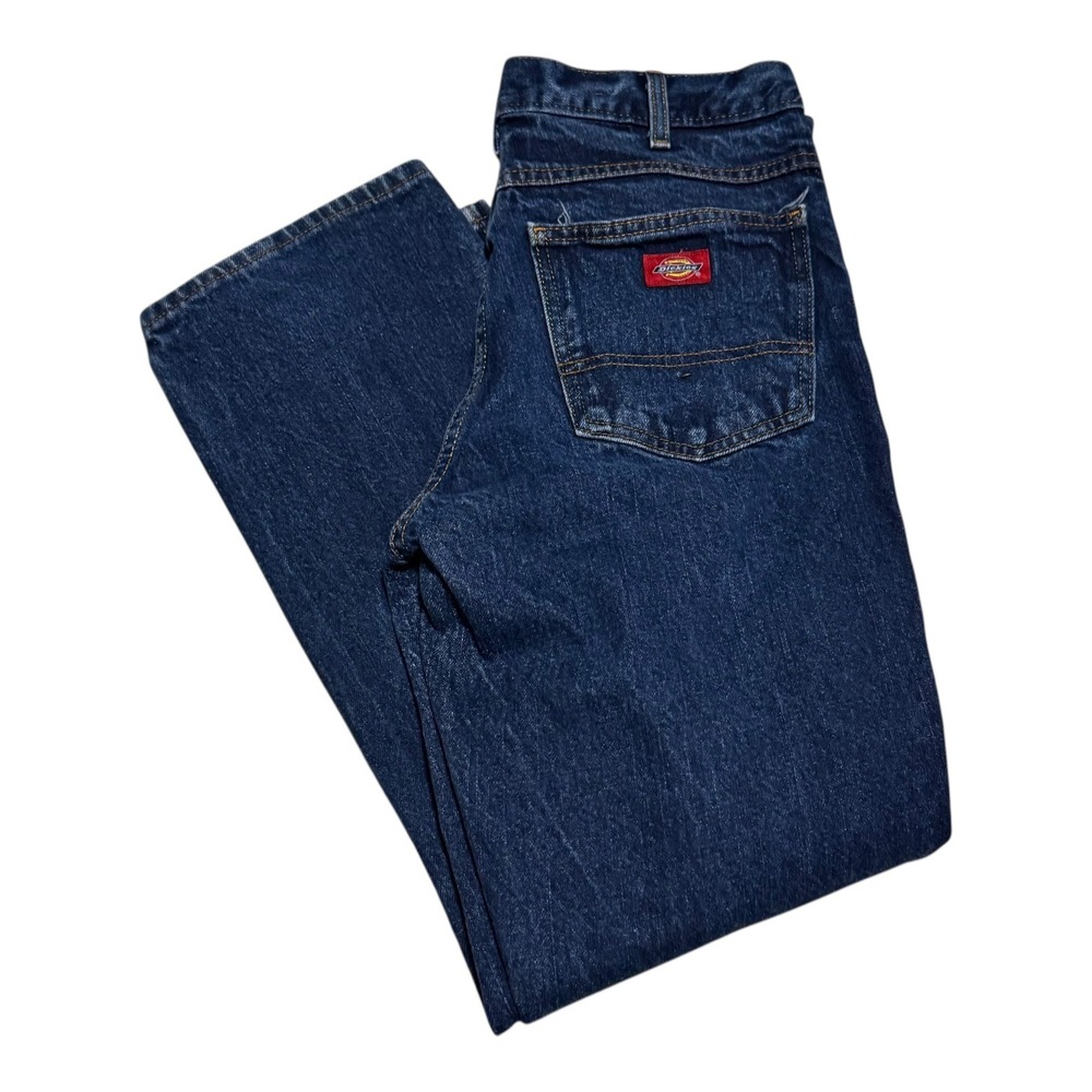 Vintage Dickies Cotton Dark Wash Straight Leg Jeans Men's 32x30‎ (Fits 31x29.25)